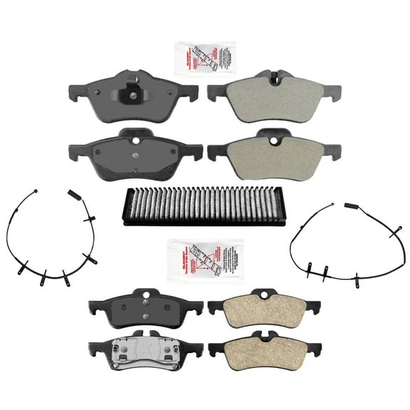 AmeriPro Premium OE Style Front & Rear Brake Pads For Mini Cooper 1.6L 2002-06