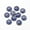 Blue Spot Jasper, variant on 50pcs Half Round Flatback Synthetic & Natural Gemstone Cabochons Pendants 12x5mm-Natural Agate