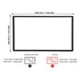 thumbnail image 4 of Fascia Trim Stereo Panel Frame Car Insterior Decor 2Din 7in Car DVD Panel Trim  Stereo Navigation Fascias Frame Fits For  Fit 2007-2013, 4 of 8