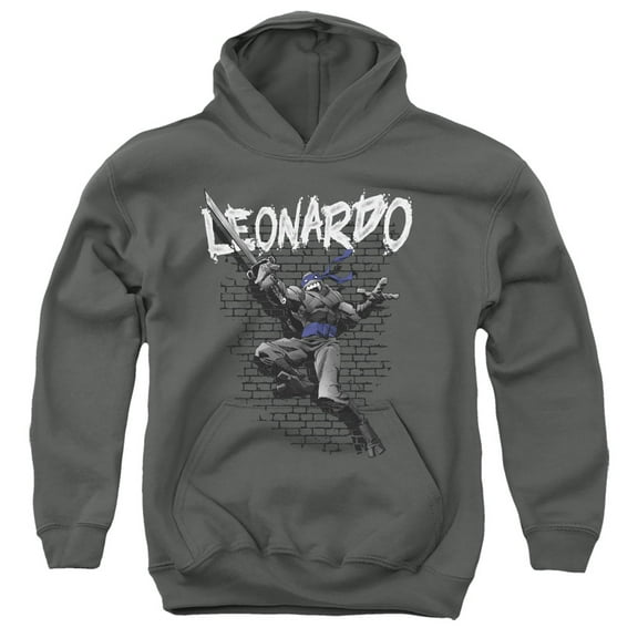 TMNT Teenage Mutant Ninja Turtles TMNT Leonardo Unisex Youth Pull-Over Hoodie