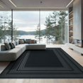 thumbnail image 2 of ODIKA 8'x10' Washable Area Rug Door Entry Understated Refined Symmetrical Entryway Bathroom for Dining Room, Large Office, Lounge, Non-Slip Chair-Friendly Mat, 2 of 7