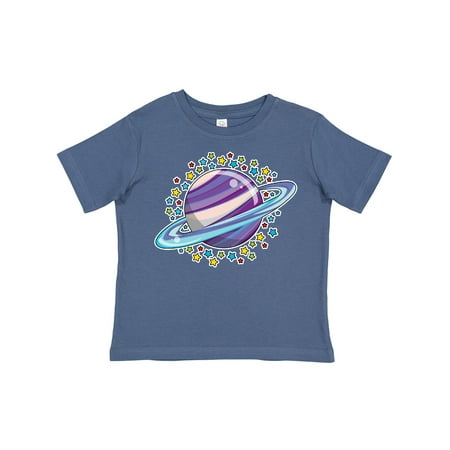 

Inktastic Planet Saturn with Stars Gift Toddler Boy or Toddler Girl T-Shirt