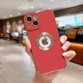 thumbnail image 1 of Luxury Fashion Soft Plating Phone Cases For iPhone 14 13 12 11 Pro Max 14 Plus Hollow Out Silicone Protective Cover Accessories xuanjing unisex, 1 of 2