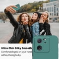 thumbnail image 2 of Compatible with Xiaomi 13T Case Shockproof Ultra Slim Xiaomi 13T Case for Women Men Silicone Liquid Soft Anti-Scratch Protective Case (Dark Green), 2 of 12