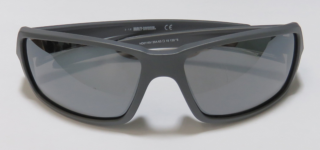Harley-Davidson Men's Rectangle H-D Sunglasses, Gray Frame & Smoke Gray Lens, Harley Davidson - image 2 of 8