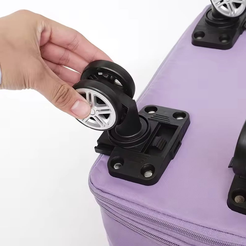 Youersen Rolling Duffle Bag, Expandable and Foldable Travel Bag for Weekend Trips and Carry-on Luggage