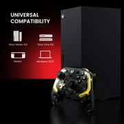 GameSir Kaleid Flux Transparent Wired Controller - Compatible with Xbox Series X|S, Xbox One, Windows 10/11 PC
