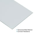 thumbnail image 4 of 5 piezas de chapa de acero galvanizado, chapa de metal de 10x10cm, paneles de chapa de acero galvanizado de 0.8mm de grosor para tapajuntas, 4 of 6