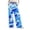 Blue, variant on Womens Camo Pants Loose Casual Cargo Pant High Waisted Baggy Wide Leg Sweatpants Drawstring Elastic Y2k Streetwear Trousers with Pockets