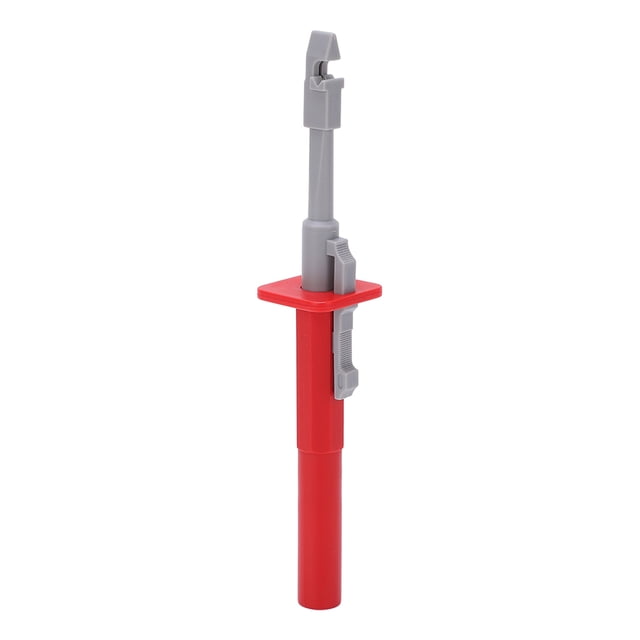 Sonda de perforación portátil aislada confiable sin pérdidas abrazadera de sonda de perforación de alambre con conector de 4 mm para probar circuitos para multímetros Amonsee No