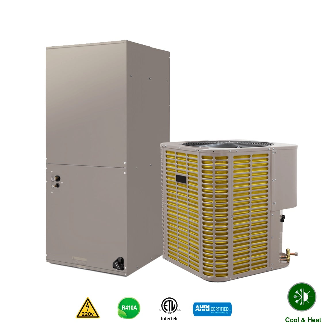 3 ton 17.5 SEER Inverter Ducted Central Split Type Air Conditioner Heat