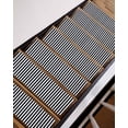 thumbnail image 7 of Stair Treads for Wooden Steps, Black White Stripe Peel and Stick Stair Treads with Adhesive, Modern Minimalist Geometric Striped Non Slip Indoor Stairs Runner Rugs Mats for Elders Dogs 8"x30"7PCS, 7 of 7