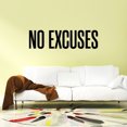 thumbnail image 4 of Aucune Excuse Sticker Mural Auto Motivation Citation Sport Home Gym Intérieur Mur Art Mural, 4 of 7