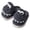 Gray-A, variant on Memory Foam Plush Slippers Casual Bedroom Slippers for Kids Girls Boys Animal Slippers Comfy House Slippers Winter Warm Indoor Fluffy Slippers Gray-A