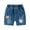 TOP HAPPY Dark blue, variant on SILVERCELL Kids Boys Denim Shorts Toddler Girls Summer Jean Short Baby Elastic Waist Casual Short 1-6Y