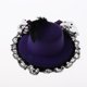 thumbnail image 4 of Dolls Elegante Bombín con Encaje Vintage para Muñecas BJD Púrpura Sunnimix Dolls Bowler Hat, 4 of 7