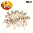 thumbnail image 1 of Honey Stir Bar Mixing Handle Jar Spoon Natural Wooden 10/30/50Pcs Honey Dipper Wooden Stick Honey Sp, 1 of 4