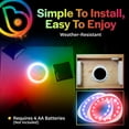 thumbnail image 7 of Brightz RingBrightz LED Cornhole Board Ring Lights, 2-Pack, Color Select/Color Morphing, 7 of 7
