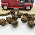 thumbnail image 6 of PEIBang Rusty Metal Pumpkin Jingle Bells for Halloween Decor,50pcs,Vintage Rusted Look,1.02in H x 1.14in W,Perfect for Crafts,Jewelry,and Party Decorations, 6 of 9