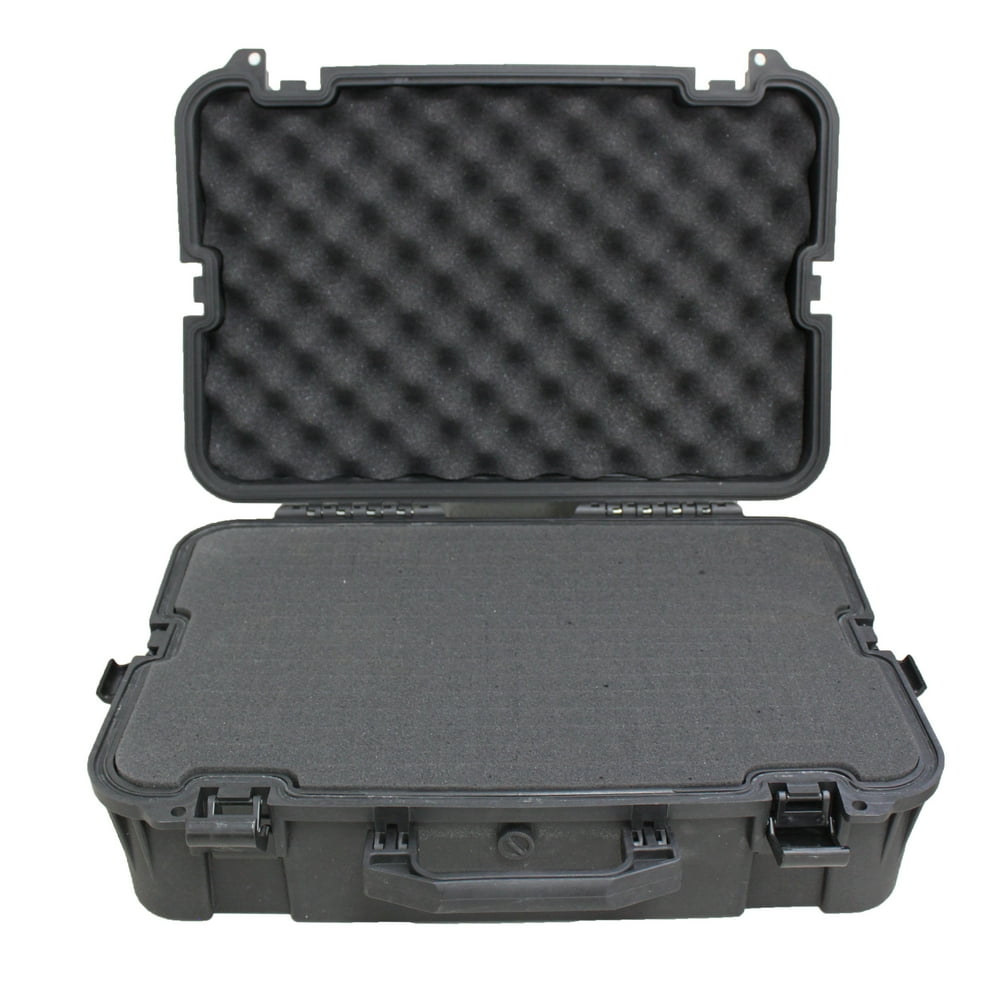 SAS Lockable Heavy Duty Hard Camera Case Pluck Foam for Handgun 19.5