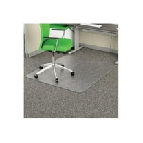 Deflecto Earth Source 46x60 EconoMat Chair Mat - Commercial, Carpet - 60" Length x 46" Width x 0.10" Thickness - Rectang