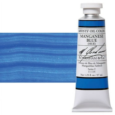 M. Graham 11-114 Oil Colors 37Ml - Manganese Blue Hue