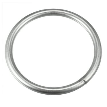 Uxcell 304 Stainless Steel Welded O-rings, for Hanging Plant Crafts 120mm