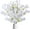 White, variant on 4 PCS Artificial Cherry Blossom,39 Inches Oriental Cherry Flowers Silk Tall Fake Flower Arrangements Touch Multiple Branch Home Wedding Vase Spring Decoration(White)