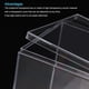 thumbnail image 4 of Uxcell 4Pcs Caja de Almacenamiento de Plástico Acrílico Transparente Cuadrada con Tapa para Pequeños Artículos 2.76x2.76x2.76", 4 of 5
