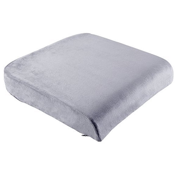 LINJH TravelMate Extra Large Memory Foam Seat Cushion Perfect for Office Chair -Velvet