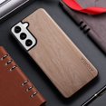 thumbnail image 1 of Bamboo Wood Pattern Leather Back Cover For Samsung Galaxy S21 S22 S20 Ultra Plus FE Phone Case, 1 of 4