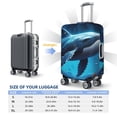 thumbnail image 4 of Yiaed Colorful Ocean Whale Print Travel Luggage Cover Suitcase Protector Fits 18-32 Inch Luggage Wheel Covers Patterned Elastic Luggage Anti-scratch（No luggage）（No luggage）-, 4 of 5