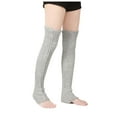 thumbnail image 5 of Kaemgyyd Leg Warmers for Ribbed Knit over the Knee Leg Warmers Long Winter Soft Thick Thigh High Footless Socks for Women, 5 of 7
