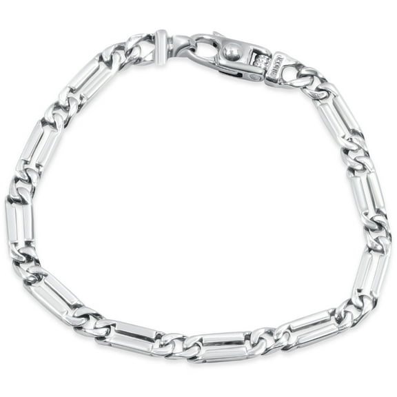 Pompeii Men's Link 14k Gold (17gram) or Platinum (28gram) 5.5mm Bracelet 8" (,)