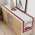 thumbnail image 4 of Valentine's Day Table Runner 60 Inches Long Farmhouse Dress Scarves, Red Truck Love Heart Roses Romantic Floral Dining Tablerunner for Coffee Table/Kitchen Island/Party Décor, 13" x 60", 4 of 8