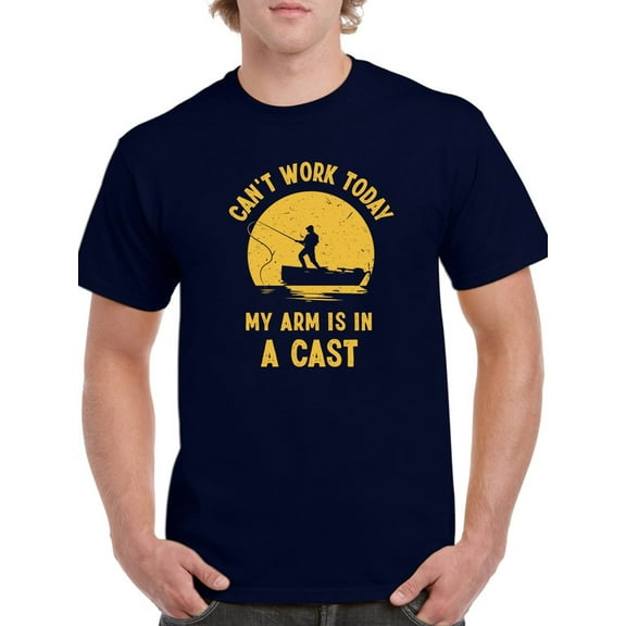 Can't Work Today, Fishing T-Shirt Men -GoatDeals Designs, Male Medium