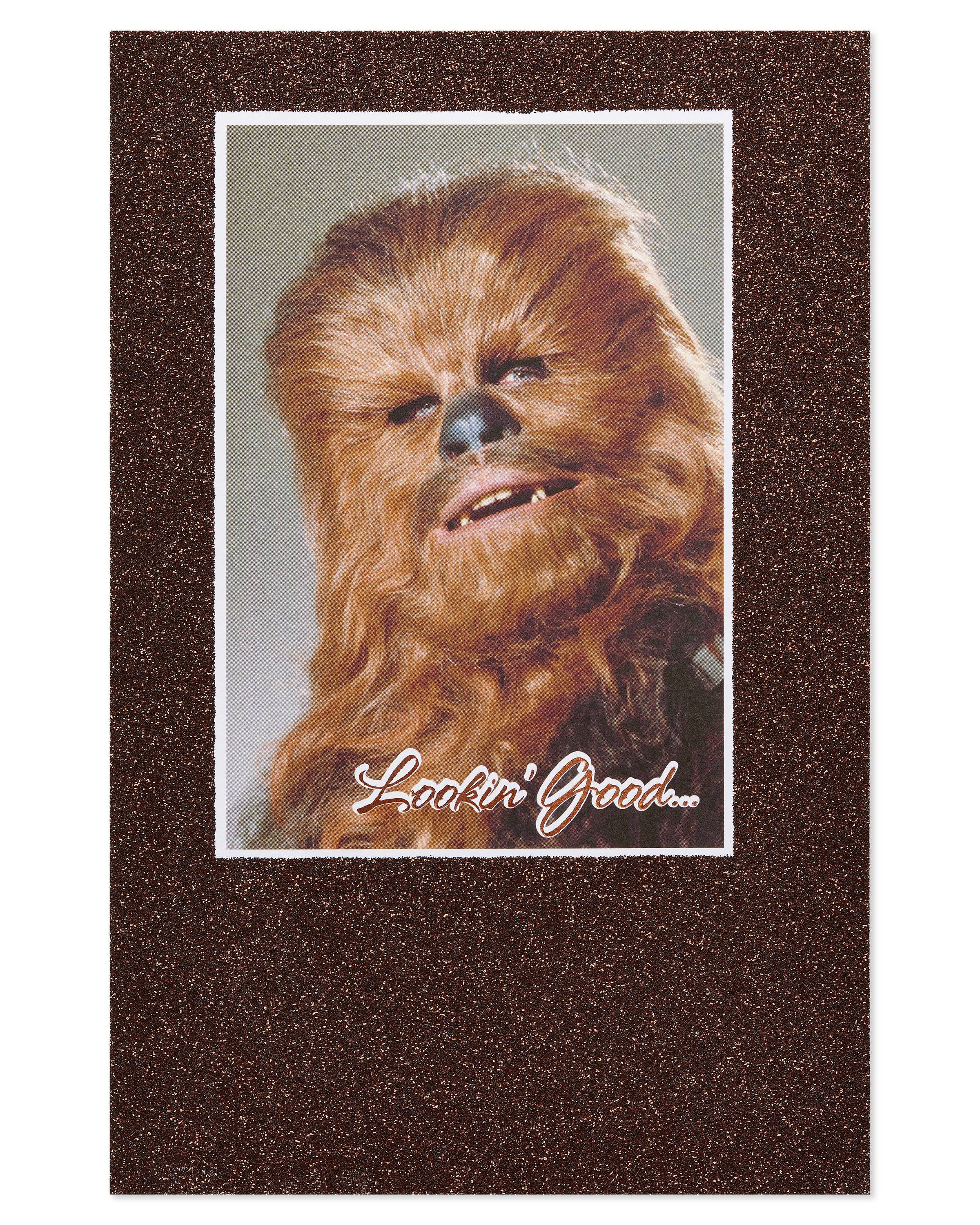 American Greetings Funny Chewbacca Star Wars Birthday Card ...