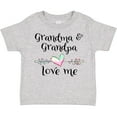 thumbnail image 3 of Inktastic Grandma and Grandpa Love Me Heart Grandchild Boys or Girls Toddler T-Shirt, 3 of 5