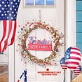 thumbnail image 5 of Esaierr Usa Independence Day Red Blue Rattan and Wood Ring Usa 4th of July Important Decorations Celebration, 5 of 5
