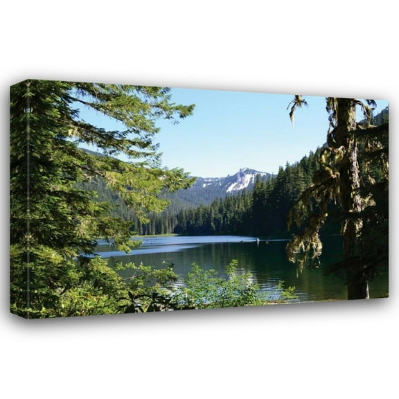 Brian Moore 18x13 Gallery Wrapped Canvas Wall Art Titled - Morning at the Lake III