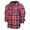 Navy/White/Grey, variant on Men's Hoodie Heavy Plaid Fleece Full Zip Up Long Sleeve Warm Hooded Jacket, Brown/Black/Grey, 2XL