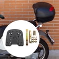 thumbnail image 1 of Accesorios para placa base de baúl superior de motocicleta, soporte universal para placa, soporte trasero para motocicleta para vehículo eléctrico, 1 of 8