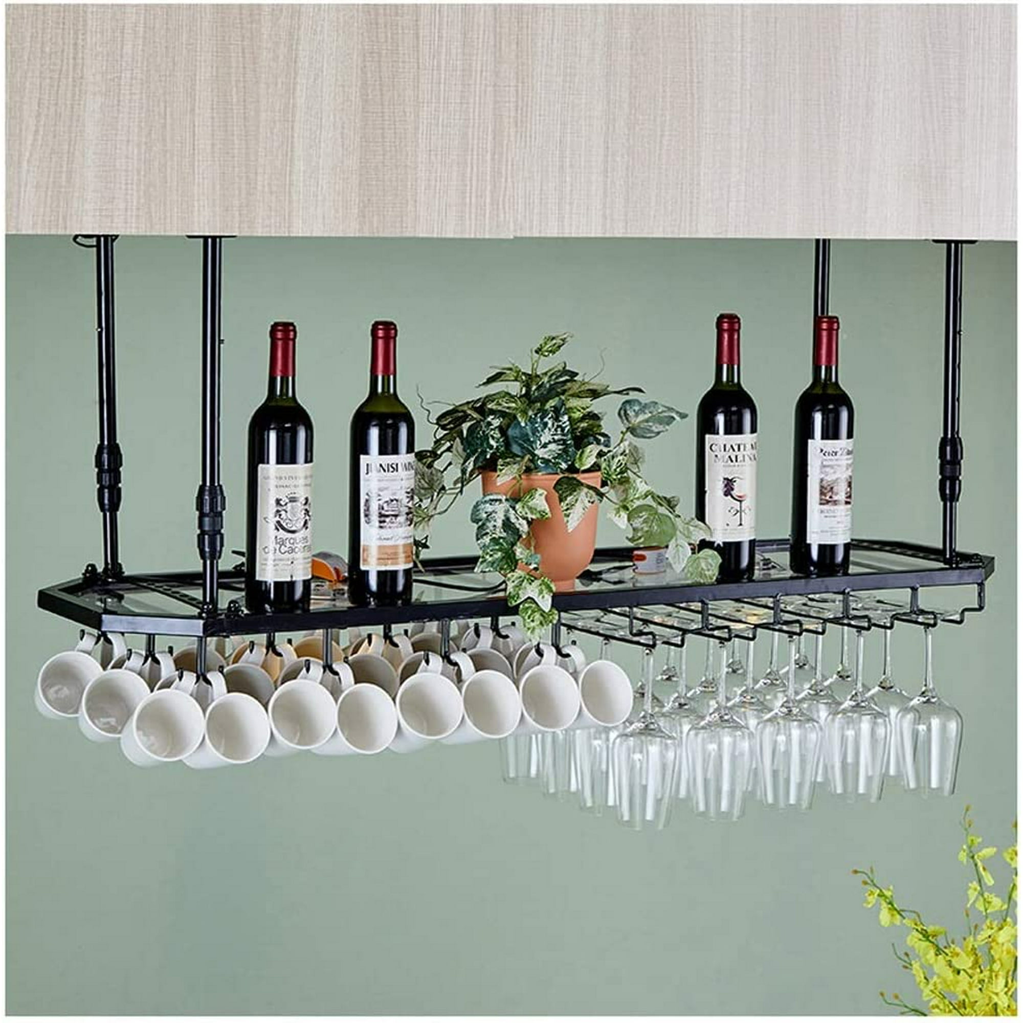 Ceiling Mount Wine Rack Shelly Lighting