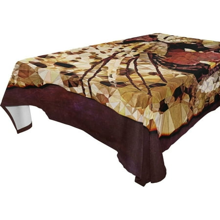 

POPCreation Golden Tiger Tablecloth 60x120 inches