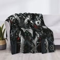 thumbnail image 4 of Throw Blanket for Couch, Mecha Skeleton Warrior Super Soft Fuzzy Comfy Warm Cute Throw Blanket, Lightweight Cozy Plush Flannel Blanket Throws for Sofa Bed All Season, 4 of 8