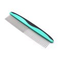 thumbnail image 2 of SPRING PARK Anti-deform Stainless Steel Pet Grooming Comb with Rounded Teeth For safe Grooming, 2 of 7
