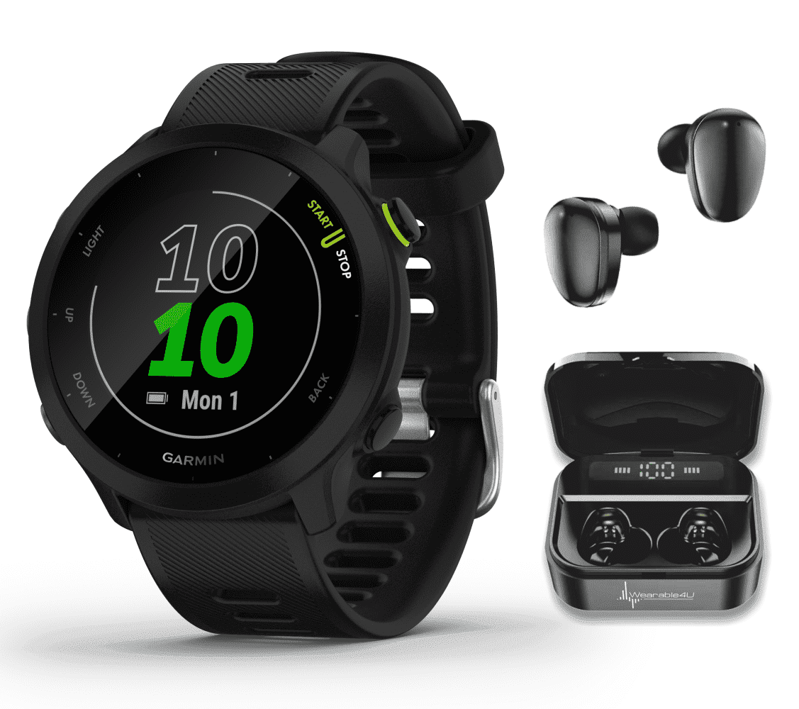 Garmin Forerunner 55 GPS Smartwatch for Running & Fitness, Daily Workouts, 2 Weeks Battery Life, Black - Walmart.com Garmin Forerunner 55 GPS Smartwatch for Running & Fitness, Daily Workouts, 2 Weeks Battery Life, Black - Walmart.com