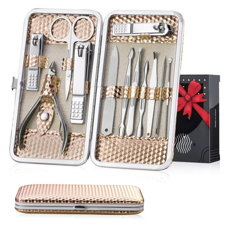 Nail Grooming Kit 12 Pieces - Nail Care Kit For Women Stainless Steel ...