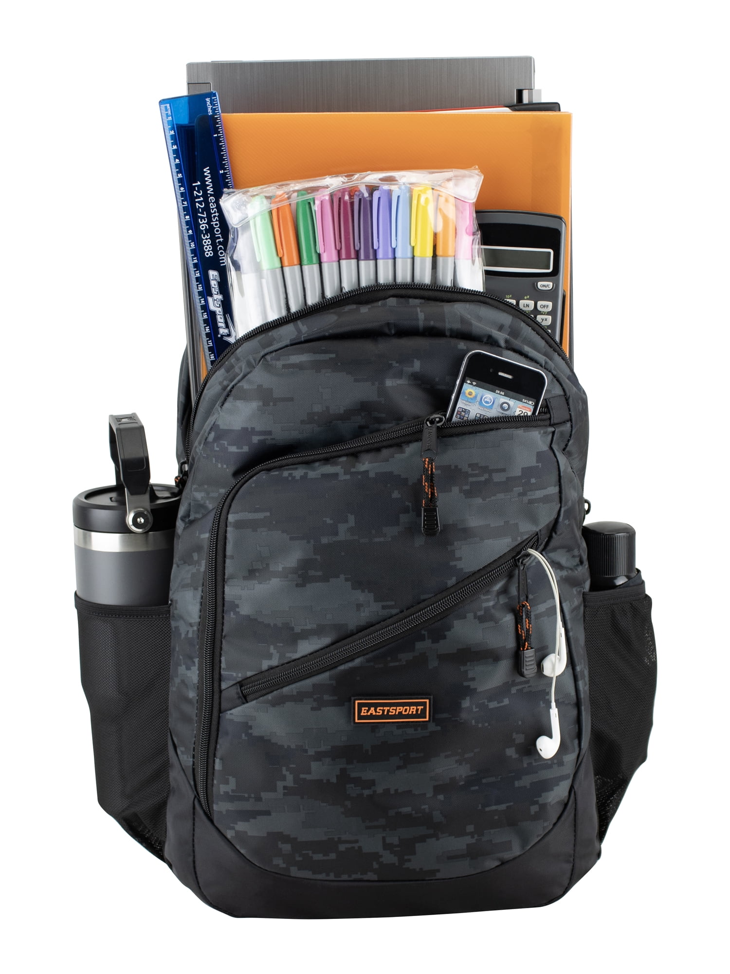 Eastsport Unisex 18.5" Rocket Sport Backpack, Static Camo
