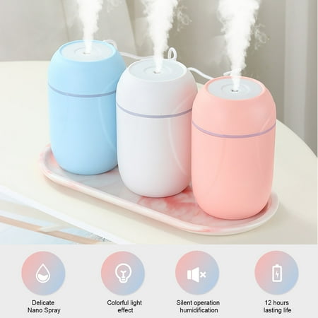 

Air Humidifier Refillable Office USB Humidification Timing Diffuser Adjustable Travel Mist Maker